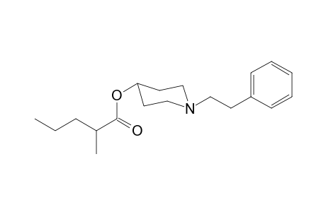 1-(2-Phenylethyl)piperidin-4-yl 2-methylpentanoate