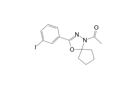 1-Acetyl-3-(3-iodophenyl)-4-oxa-1,2-diazaspiro[4.4]non-2-ene