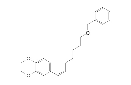 1,2-dimethoxy-4-[(Z)-7-phenylmethoxyhept-1-enyl]benzene