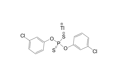 bis(3-chloranylphenoxy)phosphinothioylsulfanylthallium