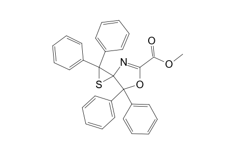 2-(Methoxycarbonyl)-3',3',5,5-tetraphenyl-4,5-dihydro-1,3-oxazole-4-spiro-2'-thiirane
