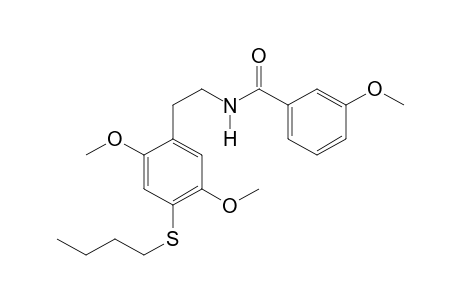 N-(2-[4-Butylthio-2,5-dimethoxyphenyl]ethyl)-3-methoxybenzamide