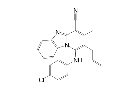 2-allyl-1-(4-chloroanilino)-3-methylpyrido[1,2-a]benzimidazole-4-carbonitrile