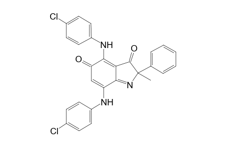 4,7-Bis(p-chlorophenylamino)-2-methyl-2-phenyl-2H-indole-3,5-dione