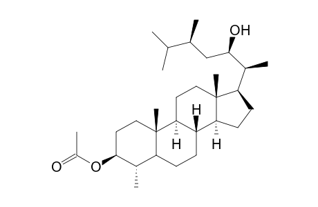 (22R,24S)-3.beta.-Acetoxy-4.alpha.-methylergostan-22-ol