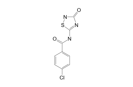 4-chloro-N-(3-keto-1,2,4-thiadiazol-5-yl)benzamide