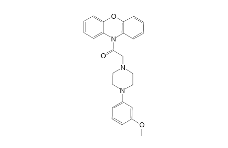2-(4-(3-Methoxyphenyl)piperazin-1-yl)-1-(10H-phenoxazin-10-yl)ethan-1-one
