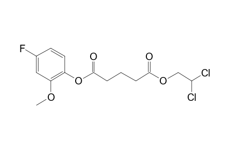 Glutaric acid, 2,2-dichloroethyl 4-fluoro-2-methoxyphenyl ester