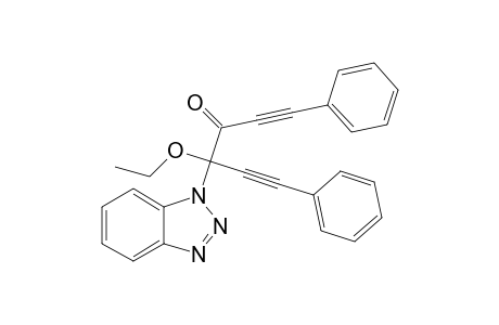 4-(1-benzotriazolyl)-4-ethoxy-1,6-diphenyl-3-hexa-1,5-diynone