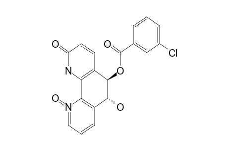 3-chlorobenzoic acid [(5R,6R)-6-hydroxy-2-keto-10-oxido-5,6-dihydro-1H-1,10-phenanthrolin-10-ium-5-yl] ester