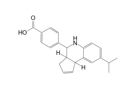 benzoic acid, 4-[(3aS,4R,9bR)-3a,4,5,9b-tetrahydro-8-(1-methylethyl)-3H-cyclopenta[c]quinolin-4-yl]-