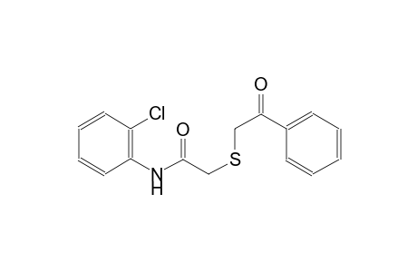 acetamide, N-(2-chlorophenyl)-2-[(2-oxo-2-phenylethyl)thio]-
