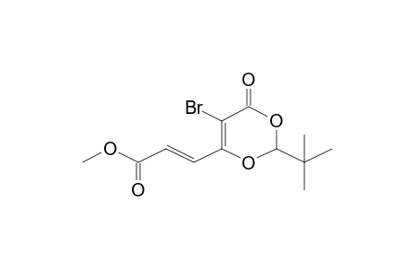 3-(5-Bromo-2-t-butyl-6-oxo-6H-[1,3]dioxin-4-yl)acrylic acid, methyl ester