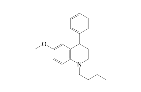 1-n-Butyl-4-phenyl-6-methoxy-1,2,3,4-tetrahydroquinoline