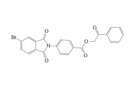 benzoic acid, 4-(5-bromo-1,3-dihydro-1,3-dioxo-2H-isoindol-2-yl)-, 2-oxo-2-phenylethyl ester