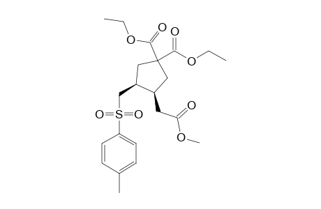 DIETHYL-3-[(METHOXYCARBONYL)-METHYL]-4-(TOSYLMETHYL)-CYCLOPENTANE-1,1-DICARBOXYLATE