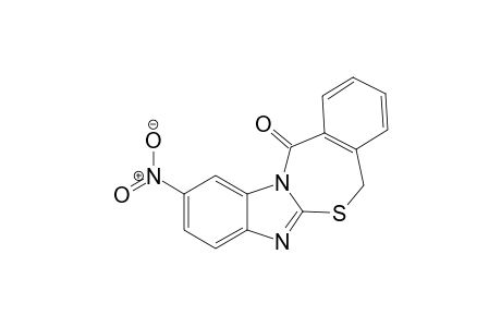 3-Nitro-benzimidazolo[2,1-b]benzo[e]thiazepin-5(10H)-one