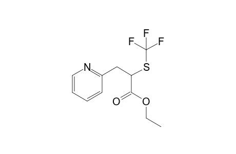 2-[(trifluoromethyl)thio]-3-(2-pyridinyl)propanoic acid ethyl ester