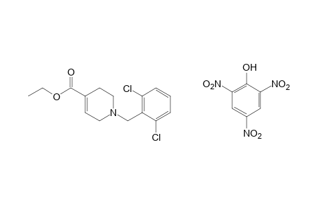 1-(2,6-dichlorobenzyl)-1,2,3,6-tetrahydroisonicotinic acid, ethyl ester, picrate