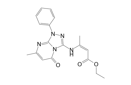 (Z)-Ethyl 3-(7-methyl-5-oxo-1-phenyl-1,5-dihydro-[1,2,4]triazolo[4,3-a]pyrimidin-3-ylamino)but-2-enoate
