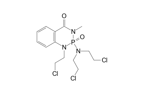 2-[bis(2-chloroethyl)amino]-1-(2-chloroethyl)-3-methyl-2,3-dihydro-1,3,2-benzodiazaphosphinin-4(1H)-one 2-oxide