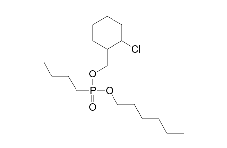 Butylphosphonic acid, 2-chlorocyclohexylmethyl hexyl ester