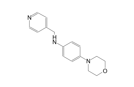 4-pyridinemethanamine, N-[4-(4-morpholinyl)phenyl]-