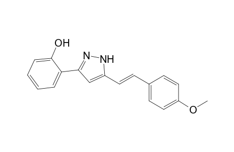 3-(2-Hydroxyphenyl)-5-(4-methoxystyryl)pyrazole