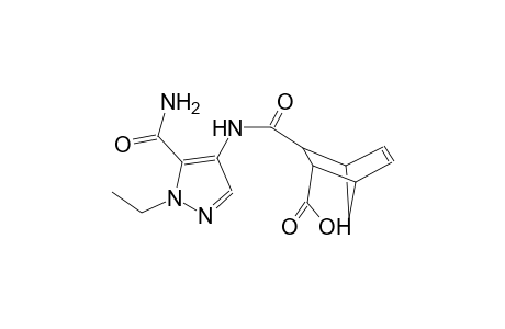 bicyclo[2.2.1]hept-5-ene-2-carboxylic acid, 3-[[[5-(aminocarbonyl)-1-ethyl-1H-pyrazol-4-yl]amino]carbonyl]-