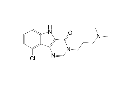 9-chloro-3-[3-(dimethylamino)propyl]-3,5-dihydro-4H-pyrimido[5,4-b]indol-4-one
