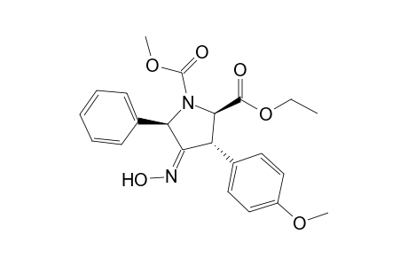 (2R,3S,5R) 2-(Ethoxycarbonyl)-1-(methoxycarbonyl)-3-(4-methoxyphenyl)-5-phenylpyrrolidine-4-oxime