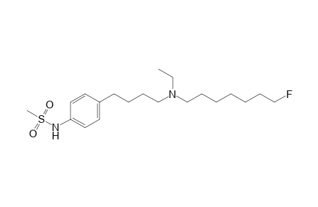N-[4-[4-[Ethyl(7-fluoroheptyl)amino]butyl]phenyl]methanesulfonamide