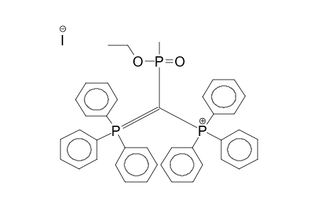 METHYLETHOXYPHOSPHINYL(TRIPHENYLPHOSPHONIOMETHYLENE)TRIPHENYLPHOSPHORANE IODIDE