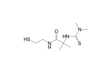 Propanamide, 2-[[(dimethylamino)thioxomethyl]amino]-N-(2-mercaptoethyl)-2-methyl-
