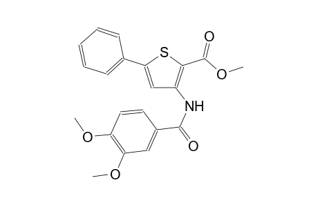 2-thiophenecarboxylic acid, 3-[(3,4-dimethoxybenzoyl)amino]-5-phenyl-, methyl ester