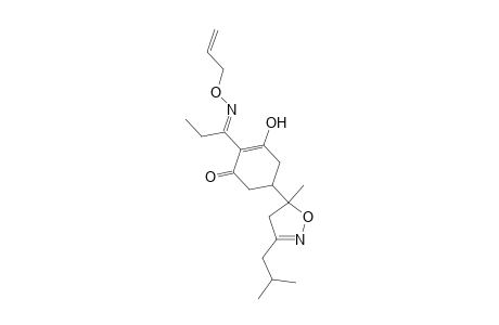 2-Cyclohexen-1-one, 5-[4,5-dihydro-5-methyl-3-(2-methylpropyl)-5-isoxazolyl]-3-hydroxy-2-[1-[(2-propenyloxy)imino]propyl]-