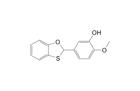 2-(3-Hydroxy-4-methoxyphenyl)-1,3-benzoxathiole