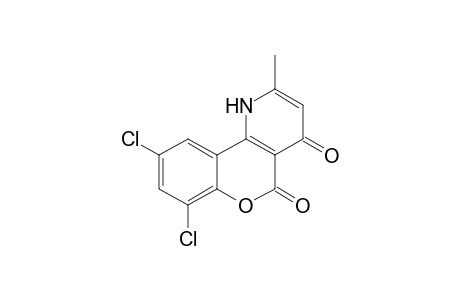 7,9-bis(chloranyl)-2-methyl-1H-chromeno[4,3-b]pyridine-4,5-dione