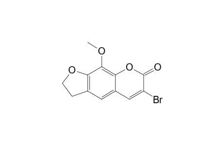 7H-Furo[3,2-g][1]benzopyran-7-one, 6-bromo-2,3-dihydro-9-methoxy-