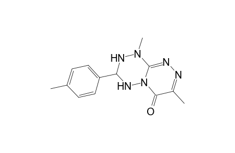 1,7-Dimethyl-3-(4-methylphenyl)-1,2,3,4-tetrahydro-6H-[1,2,4]triazino[4,3-b][1,2,4,5]tetraazin-6-one