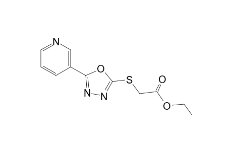 Ethyl [5-(3-pyridyl)-1,3,4-oxadiazol-2-ylthio]acetate