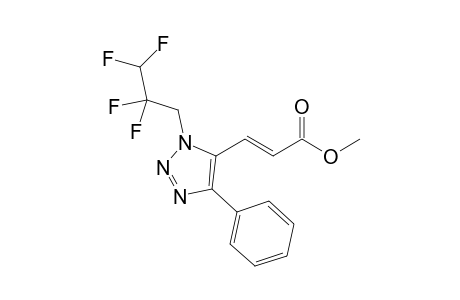 (E)-3-[4-Phenyl-1-(2,2,3,3-tetrafluoropropyl)-1H-1,2,3-triazol-5-yl]acrylic acid methyl ester