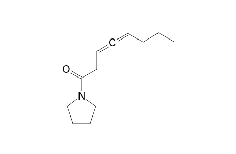 1-(1-Oxo-3,4-octadienyl)-pyrrolidin