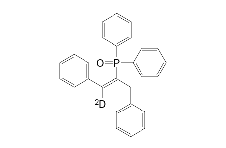 2-Diphenylphosphinoyl-1,3-diphenyl(1-d)propene