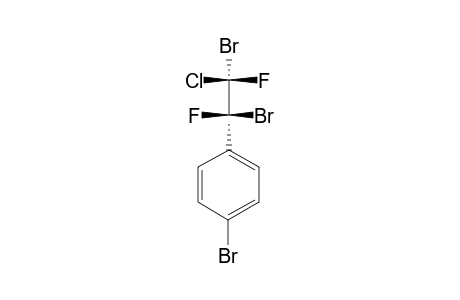 THREO-1-(PARA-BROMOPHENYL)-1,2-DIBROMO-2-CHLORO-1,2-DIFLUOROETHANE