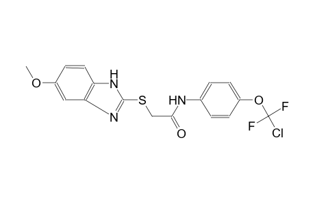 acetamide, N-[4-(chlorodifluoromethoxy)phenyl]-2-[(5-methoxy-1H-benzimidazol-2-yl)thio]-