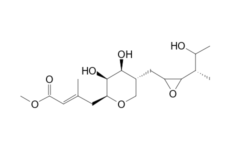2-Butenoic acid, 3-methyl-4-[tetrahydro-3,4-dihydroxy-5-[[3-(2-hydroxy-1-methylpropyl)oxiranyl]methyl]-2H-pyran-2-yl]-, methyl ester, [2S-[2.alpha.(E),3.beta.,4.beta.,5.alpha.[2R*,3R*(1R*,2R*)]]]-