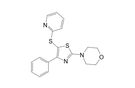 2-Morpholino-4-phenyl-5-thiazolyl 2-pyridyl sulfide