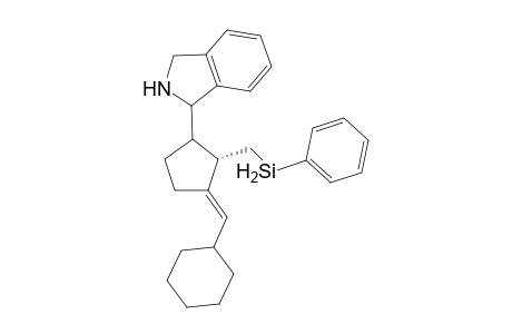 (3E,1R*,2R*)-3-(Cyclohexylmethylene)-1-isoindolino-2-[(phenylsilyl)methyl]cyclopentane