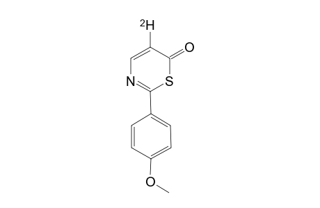 5-DEUTERO-2-(4-METHOXYPHENYL)-6H-1,3-THIAZIN-6-ONE